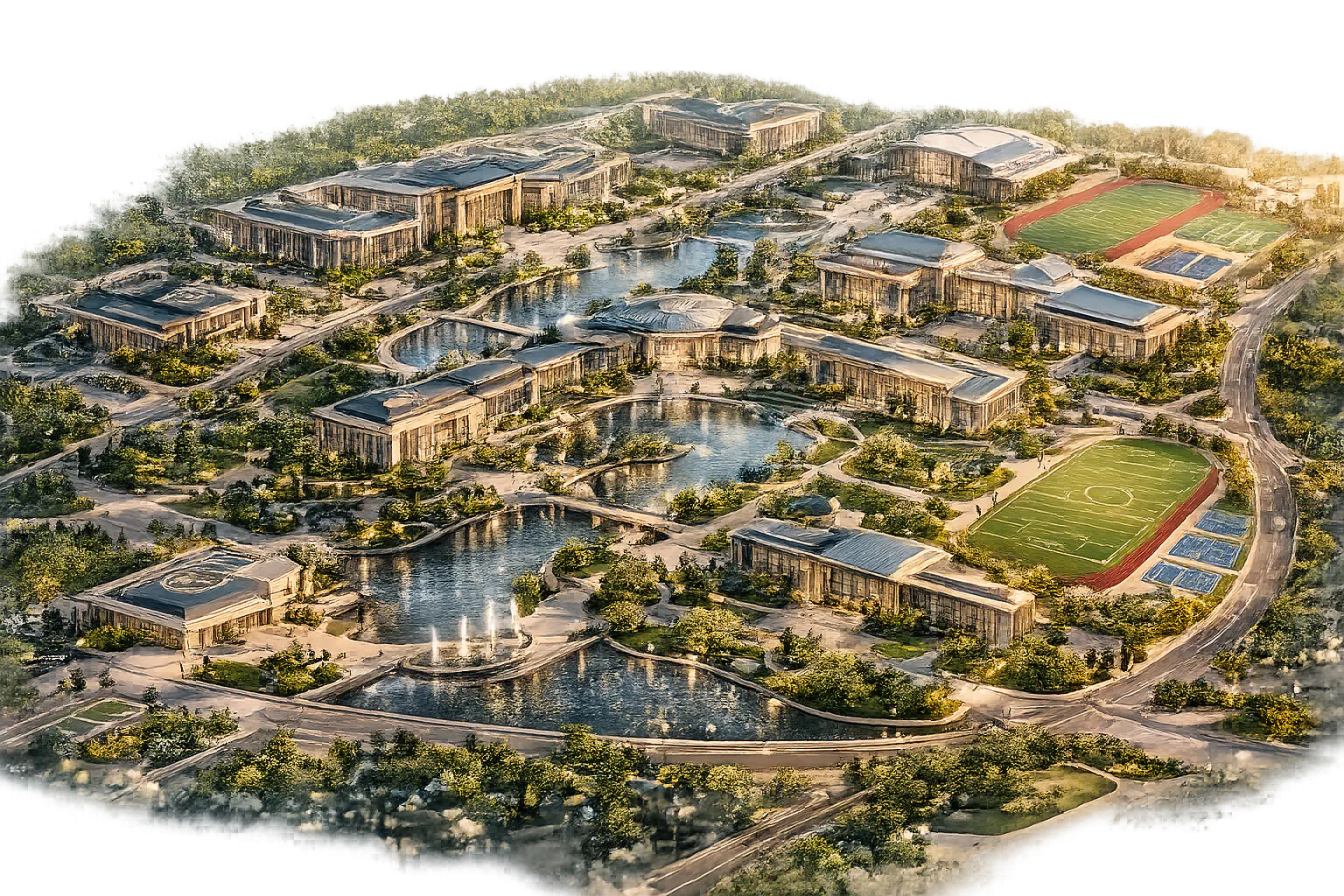 Aethris campus map